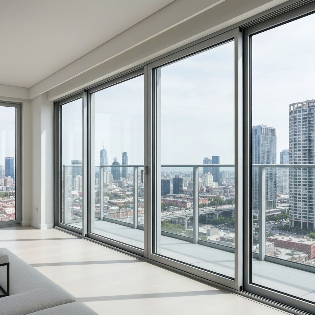 Sliding aluminium windows