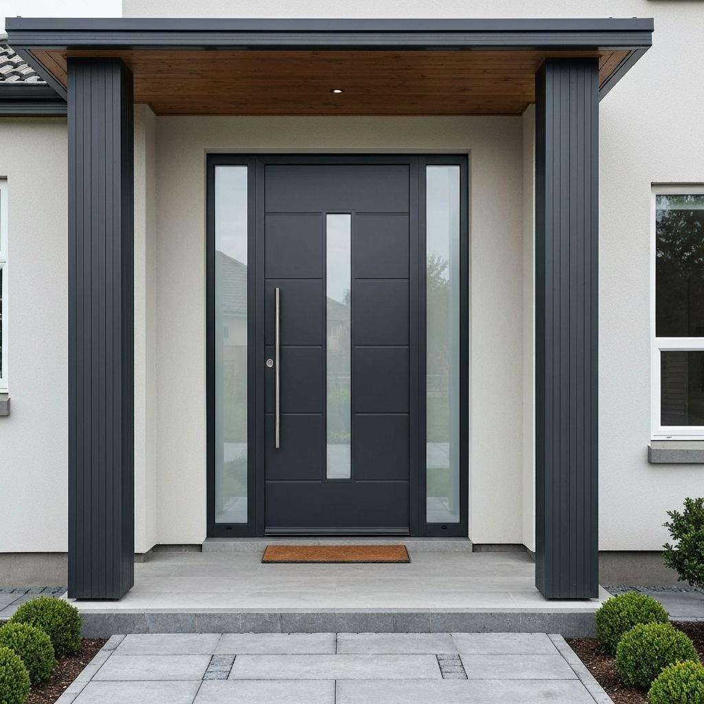 Aluminium doors